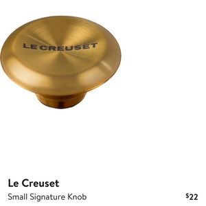 2 Le Creuset
Small Signature Knob